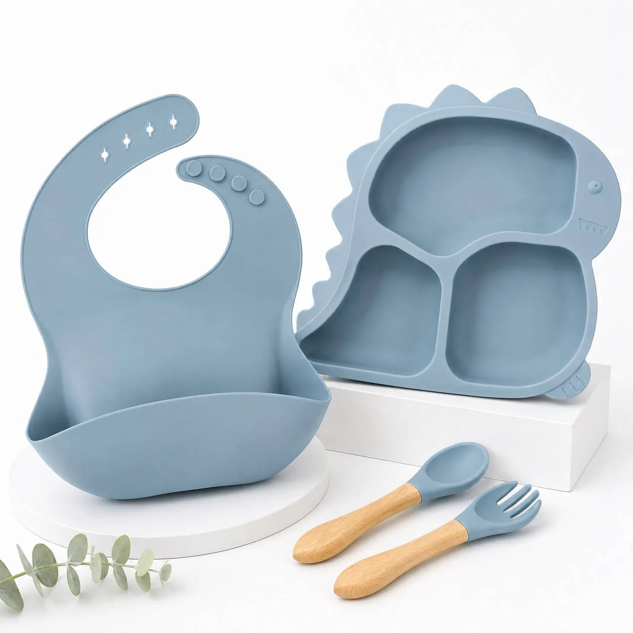 Silicone Feeding Set (3-Piece / 4-Piece)